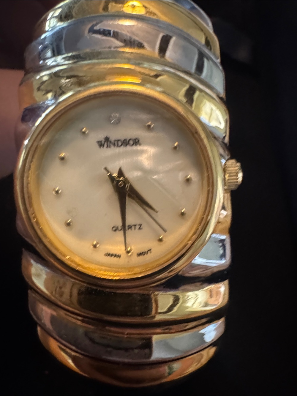 Windsor Two-Tone Gold and Silver Women's Bracelet Watch